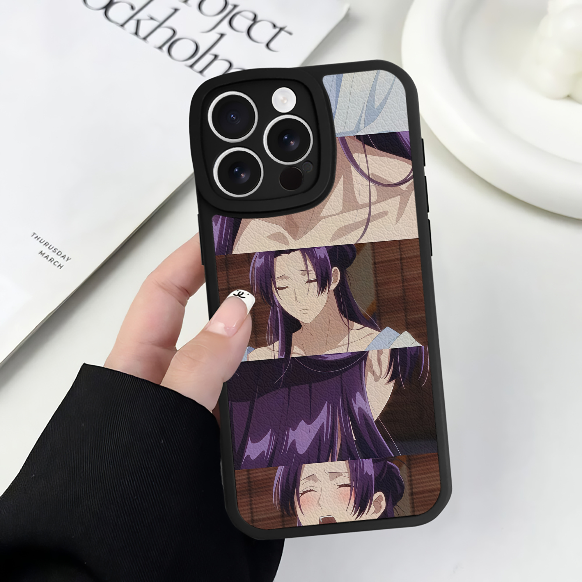 薬屋のひとりごと The Apothecary Diaries 【iPhone 16シリーズ対応】シリコンスマホケース（レザー調） 材質：シリコン
